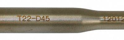 HAKKO Soldering Tip: T22 Series, Chisel, 4.5 mm W, 15 mm Lg - T22 Series Soldering Tips