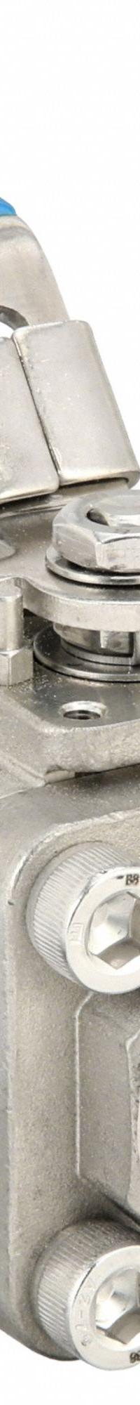 MILWAUKEE VALVE Manual Two-Way Ball Valve: 3/4 in, Stainless Steel, Straight, FNPT x FNPT (MPN 35FSSN0LL-034). Key specifications — Brand: MILWAUKEE VALVE; Seat Material: Polymer; Handle: Locking Lever.
