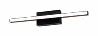 Barlow 18" LED Vanity: Black, 1,037 lm_1,800 lm, 3000K, 20 W, 120V AC, Dimmable, 18 in Lg, 3 in Ht (MPN BARV1803L30D1BK). Key specifications — Mounting Location: Wall; For Bulb Type: Integrated LED; Brand: AFX INC.; Voltage: 120V AC; Color Temperature: 3000K; Housing Finish/Housing Color (Broad): Black.