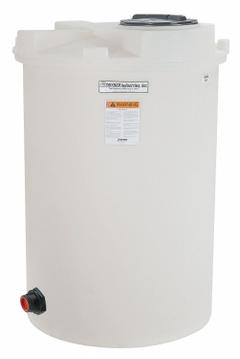 SNYDER INDUSTRIES Storage Tank: Single Wall, Vertical, 250 gal, Closed Top, 3/16 in Wall Thick, HDPE (MPN 5730100N97207). Key specifications — Construction Material: HDPE; Brand: SNYDER INDUSTRIES.