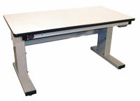 PRO-LINE Workbench: Adj Ht, Laminate, 60 in x 30 in, 1,000 lb Overall Load Capacity, Gray (MPN MVSII6030C-A31). Key specifications — Brand: PRO-LINE.