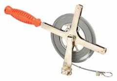 CRESCENT LUFKIN Derrick Tape Measure: 100 ft, Ring Tip, Steel, SAE, 100 ft Blade Lg (SAE), Silver (MPN C2276DN). Key specifications — attr940499: Steel; attr944091: Ring; attr940498: CRESCENT LUFKIN; attr940491: Extra Large Winding Drum; attr940492: Silver; attr940490: SAE; attr940495: Single-Sided; attr984558: Inch.