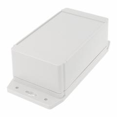 HAMMOND Enclosure: Polycarbonate, 6 in x 3 in x 2 in, NEMA 12/13/4/4X/6/6P, Screw On, Solid Cover (MPN 1555J2F42GY). Key specifications — Brand: HAMMOND; Closure Method: Screws; Knockouts: Not Included.