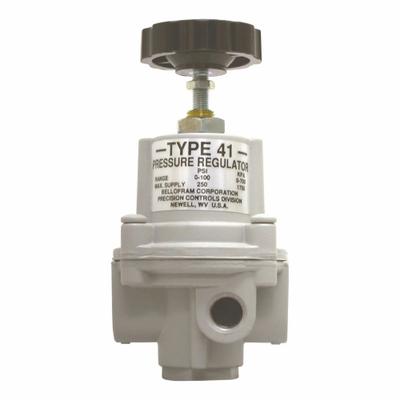 BELLOFRAM Compressed Air Regulator: Type 41-1, 960172000, 1/4 in NPT Female, Relieving - High-Flow Industrial Pressure Regulators