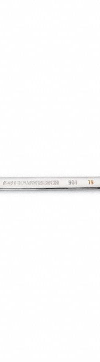 GEARWRENCH Combination Ratcheting Wrench: Alloy Steel, Full Polish Chrome, 19 mm Head Size, Std (MPN 86719). Key specifications — attr309600: 19 mm; attr309611: Full Polish Chrome; attr309610: Alloy Steel; attr309604: Yes; attr309612: No; attr309613: No; attr309615: No; attr324932: GEARWRENCH.