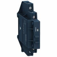 SCHNEIDER Solid State Relay: DIN-Rail Mounted, 12 A Max Output Current, SCR, AC Output (MPN SSM1A112BD). Key specifications — Brand: SCHNEIDER; Current Type: DC; Electrical Connection: Screw Clamp; Finger Safe: Yes; Input Current: 9 to 11 mA; Maximum Output Current without Heat Sink: 12 A; Mounting Style: DIN Rail; Output Voltage: 24 to 280V AC.