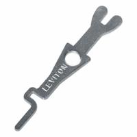 LEVITON Wall Switch: Locking Switch, Single Pole, Maintained, Gray, 120/277V AC, 20 A (MPN 1221-2GL). Key specifications — Illuminated: No; Voltage Rating: 120/277V AC.