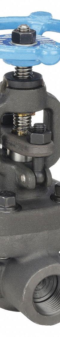 SHARPE Globe Valve: For Steam Media, Carbon Steel, Z-Body, 1 1/4 in Pipe Size, FNPT x FNPT, Female (MPN 4371006400). Key specifications — Brand: SHARPE; Stem: Non-Rising.