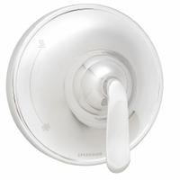 SPEAKMAN Shower Valve and Trim: Compatible Product Type Caspian Shower Faucet Valves, Plastic (MPN SM-7000-P). Key specifications — Compatible Product Type: Caspian Shower Faucet Valves; Brand: SPEAKMAN; Trim Plate Material: Plastic; Product Type: Shower Valve; Trim Plate Shape: Circle; Handle Material: Zinc; Trim Finish/Color: Chrome.