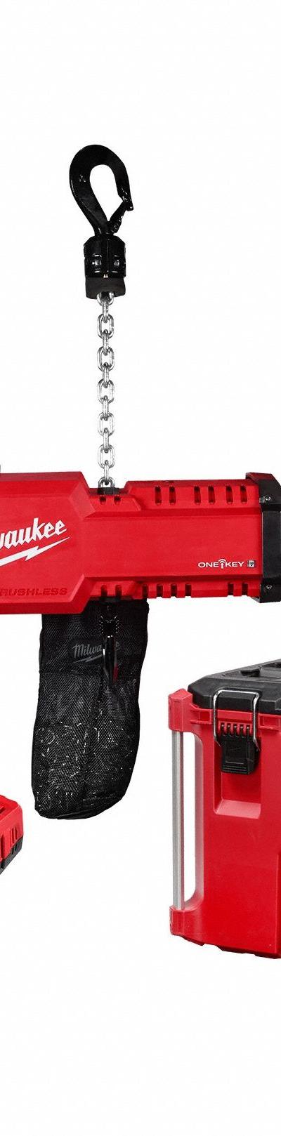 MILWAUKEE TOOL & EQUIPMENT Battery-Powered Electric Chain Hoist: H2 - Battery Powered Cordless Electric Hoists