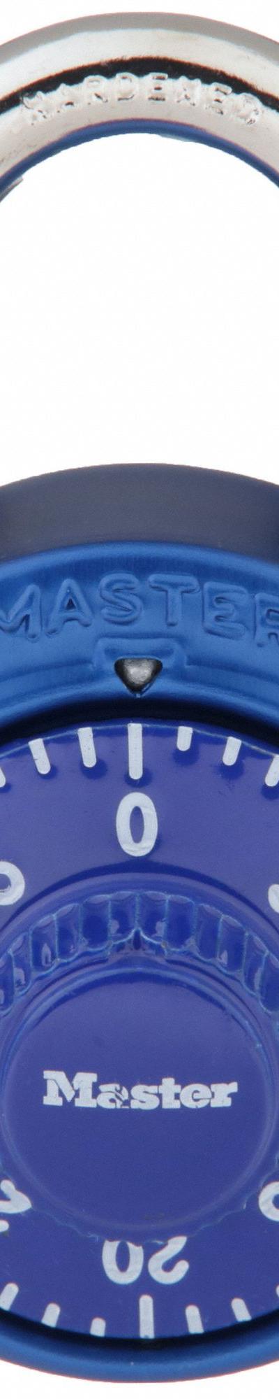 MASTER LOCK Combination Padlock: Dial Combo - Standard Shackle Combination Padlocks