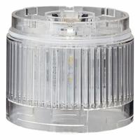 PATLITE Tower Light Module: Steady, 24V DC, White, 60 mm Overall Dia, 40 mm Overall Ht, LR6, LR6-E-C. Key specifications — Brand: PATLITE; Compatible with Series: LR6; Lens Color: White; Operating Voltage: 24V DC; Manufacturer Part Number: LR6-E-C.