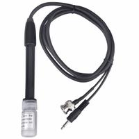 REED INSTRUMENTS Electrode: R3525-ELECTRODE, pH/Temp, 0 to 14 pH/32 to 230°F, Round, 1 m Cable Lg. Key specifications — Manufacturer Part Number: R3525-ELECTRODE; Product Type: Electrode; Junction: Single; Connection Type: BNC; Test Parameters: Temperature; Tip Shape: Round; Material: Epoxy; Range: 0 to 14 pH.