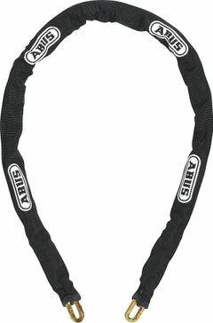 ABUS Maximum Security Chain: 6 ft Lg, 1/4 in Chain Dia, Zinc, Yellow (MPN 00712). Key specifications — Includes Chain Cover: Yes; Coating Material: Nylon; Environment: Indoor and Outdoor; Brand: ABUS.