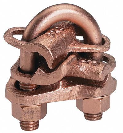 BURNDY Wire to Wire Grounding Connector: Copper, 2 Grounding Wires