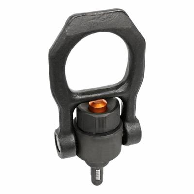 JW WINCO Quick-Release Hoist Ring: Steel, 3,619 lbf Load Limit, 3/4"-10 Thread Size - Quick-Release Threaded Pivot & Rotate Hoist Rings