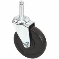 APPROVED VENDOR Stem Caster: Swivel, No Brake, 4 in Wheel Dia., 1 in Wheel Wd, Rubber, Rubber, Black (MPN F1RR04052S-S20). Key specifications — attr1111099: APPROVED VENDOR; attr1111095: Black; attr1176855: Swivel.