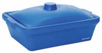 Ice Bucket with Lid: 9 L Capacity, Rectangular, Ethylene Vinyl Acetate, Blue, 7 in Overall Ht (MPN 04393-76). Key specifications — Color: Blue; Material: Ethylene Vinyl Acetate; Brand: COLE PARMER; Product Type: Ice Bucket with Lid; Shape: Rectangular.