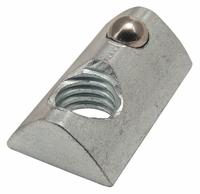 Drop-In T-Nut: M8 Size, 7 mm Thread Lg, 40 Series, Zinc-Plated, Steel (MPN 40-3915). Key specifications — Fastener Type: T-Nut; Material: Steel; Finish: Zinc-Plated; T-Slot Fastener Type: T-Nut; Compatible Series: 80/20 40 Series; System of Measurement: Metric; Brand: 80/20 INC; Mounting Type: Roll-In.