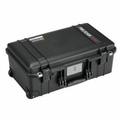PELICAN Protective Case: 11 1/4 in x 20 3/8 in x 7 1/4 in Inside, No Foam, Black, Mobile, 8 lb Wt (MPN 1535AIRNF). Key specifications — Closure Type: Double Throw; Brand: PELICAN; Carry-On Size: Yes.