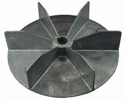 Dayton Blower Wheel: Radial, 7 3/4 in Dia, CW/CCW, Aluminum Wheel, 1 Inlets, 1/2 in Bore - Radial Blade Blower Wheels