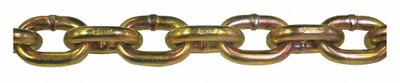 PEERLESS Straight Chain: 5/16 in Chain Trade Size, 70 Chain Grade, Carbon Steel - Grade-70 Load-Securing Chains