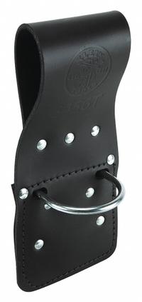 KLEIN TOOLS Tool Holster: For 4 in Belt Wd - Max, 0 Pockets, Black (MPN 5456T). Key specifications — attr1136196: Open Top; attr1136195: Belt Slot; attr1116984: Black; attr1117000: KLEIN TOOLS; attr1136192: Hammers.
