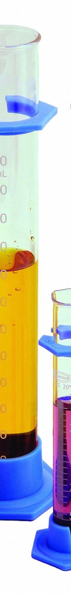 UNITED SCIENTIFIC SUPPLIES INC Graduated Cylinder: 100 mL, B, To Contain (TC), Bumper Included (MPN CY137-100). Key specifications — ASTM Specification: E438; Brand: UNITED SCIENTIFIC SUPPLIES INC; USP Specification: Type I; Closure Included: No; Includes: Bumper.