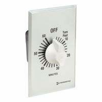 INTERMATIC Spring-Wound Timer: 1 hr Max, SPST, 120/277V AC, Wall Plate Included, Silver (MPN FF60MC). Key specifications — Brand: INTERMATIC; Includes Hold: No Hold Included.