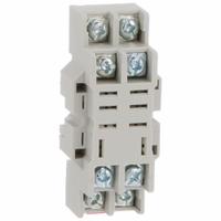 SCHNEIDER Relay Socket: 10 A Rating, DIN-Rail & Surface Socket Mounting, 8 Pins, D Socket, Elevator (MPN 8501NR42B). Key specifications — Brand: SCHNEIDER.