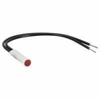 APPROVED VENDOR Flush Panel Light: Red, 5/16 in Panel Mounting Hole Dia, Neon, Nylon, Lens Included (MPN 20C859). Key specifications — Brand: APPROVED VENDOR; Electrical Connection: 6 in Wire Leads.