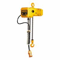 HARRINGTON Extended Lift Electric Chain Hoist: H4 - Heavy Duty, 115/230V AC, 40 ft Max Lifting Lg (MPN SNER010S-40). Key specifications — Brand: HARRINGTON; Operating Voltage: 115/230V AC; Headroom Clearance: 28 in - 30 in.