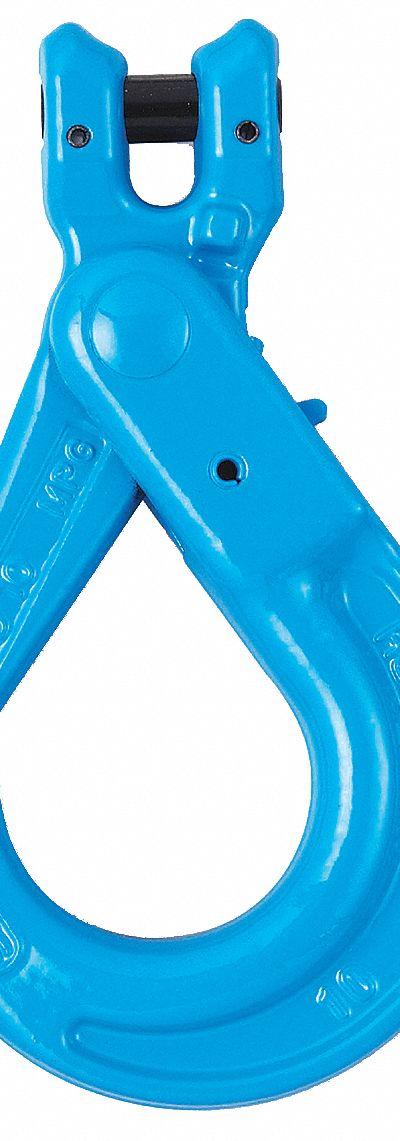 YOKE Self-Locking Hook: 5,700 lb Working Load Limit - Self-Locking Hooks for Lifting