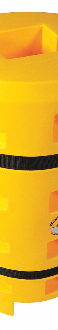 SENTRY Column Protector: 8 in, 6 in, 8 in (H-Beam)/8 in (Round)/8 in (Square), I-Beam/Round/Square (MPN CS2442-8S). Key specifications — Color: Yellow; Maximum Compatible Column Length: 8 in; Minimum Compatible Column Length: 6 in; Brand: SENTRY; Material: LLDPE.