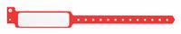 ID Wristband: No Legend, 11 1/2 in Overall Lg, 1 3/8 in Overall Wd, Plastic, Red, 500 PK (MPN CLS-PXO-03). Key specifications — attr1126094: Red.