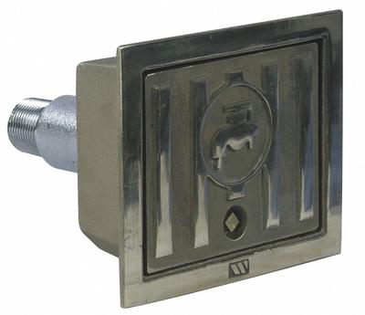 Watts Wall Hydrant: For 4 in Wall Thick, 5 1/2 in Overall Lg, Nickel Bronze, Chrome-Plated - Watts Wall Hydrants