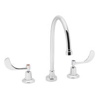 SPEAKMAN Gooseneck Bathroom Faucet: Commander, Brass, Chrome Finish, 0.5 gpm Flow Rate, Widespread (MPN SC-3004-8-LD-E). Key specifications — Brand: SPEAKMAN; Series: Commander.