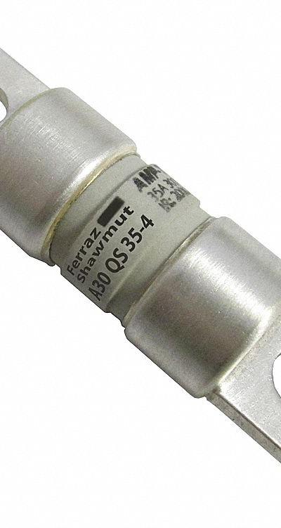 MERSEN Semiconductor Fuse: A30QS Series, Fast-Acting, 10 A, 300 V AC - Fast-Acting Bolt-On Fuses