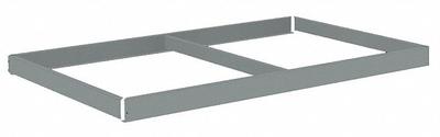 TENNSCO Shelf: 60 in x 30 in, 2,250 lb Load Capacity, Gray - Open Deck Shelf Kits for Boltless Shelving