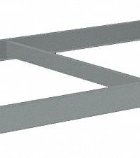 TENNSCO Shelf: 60 in x 30 in, 2,250 lb Load Capacity, Gray, Shelf (MPN ZLCS-6030). Key specifications — Includes: (4) Beams; Shelf Configuration: Single Straight; Color: Gray; Frame Material: Steel; Brand: TENNSCO; Frame Finish: Zinc Plated; Product Type: Shelf.
