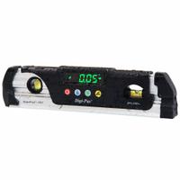 DIGI-PAS Digital Level: 0°– 90°, Includes Batteries, 1 Neodymium, 0.05°, 9 in Overall Lg, ±0.1° (MPN 2-00285-99). Key specifications — attr934737: DIGI-PAS; attr939806: 0.05°; attr939808: AAA; attr981185: Yes.