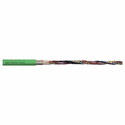 CHAINFLEX Measuring System Cable: (2) 20 AWG (0.50)/(2) Pr 24 AWG (0.25), Green - Servo Motor Feedback Cables