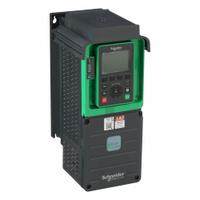 SCHNEIDER Variable Frequency Drive: In Phase Three, Out Phase Three, 2 hp, 8 A Output Current - Max (MPN ATV930U15M3). Key specifications — Style: Compact; Color: Black/Green; Output Phase: Three.