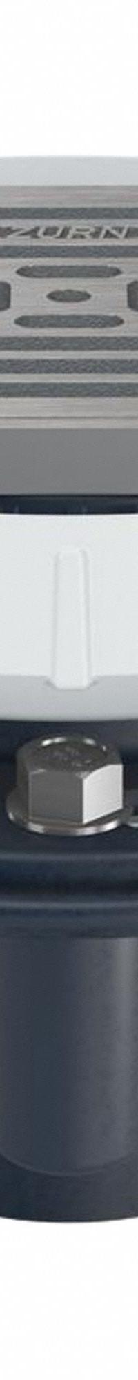 ZURN Floor Drain: 8 1/4 in Overall Dia, 6 in Grate Size, 4 in Nominal Pipe Size, Solvent Weld, PVC (MPN EZ1-PV3-S6-SS). Key specifications — Color: Silver; Connection Type: Solvent Weld; Brand: ZURN; Includes: Stainless Mesh Screen.