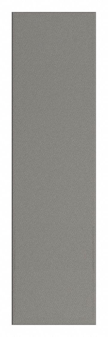 ASI GLOBAL PARTITIONS Partition Column: Plastic Polymer, Pebble, Charcoal, 82 in Ht, 22 in Wd - Pilasters for Bathroom Partitions