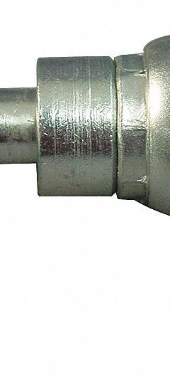 KURT Hydraulic Crimp Fitting: Carbon Steel, 90° Elbow, -4 For Hose Dash Size, Female x Male (MPN FJX90-04-04). Key specifications — Fitting Gender: Female x Male; Fitting Connection Type: JIC x Hose End; Thread Size: 7/16"-20; For Hose Dash Size: -4; Brand: KURT.