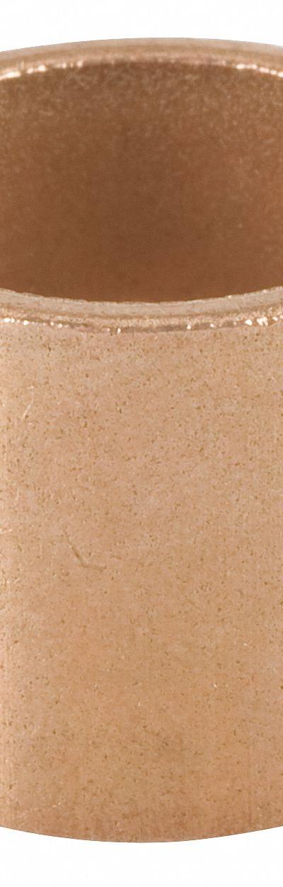 BUNTING BEARINGS Sleeve Bearing: Bronze - Lubricated Food-Grade Metallic Sleeve Bearings