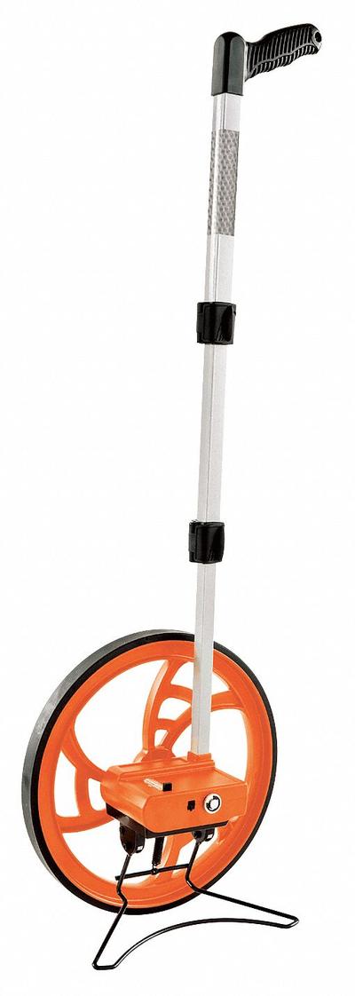 KESON Measuring Wheel: 9,999 m Range, Fixed Handle Handle, Spoked Single Wheel - Mechanical Outdoor Measuring Wheels
