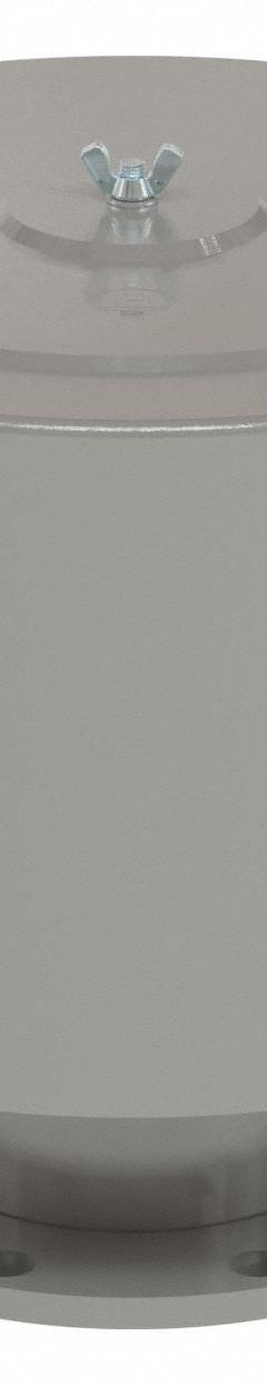 SOLBERG Filter Silencer: 5 in Flange Inlet Size, 800 scfm, 14 in Overall Ht, 16 in Outside Dia (MPN FS-274P-500F). Key specifications — attr60071: FS-274P-500F; attr60074: SOLBERG.