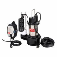 DAYTON Submersible Sump Pump: 1/2 hp, 120V AC, 65 gpm Flow Rate @ 10' of Head, 2 in FNPT, Dewatering (MPN 1APP2). Key specifications — Rated Voltage: 120V AC; Brand: DAYTON; Switch: Piggyback Dual Micro-Reed.